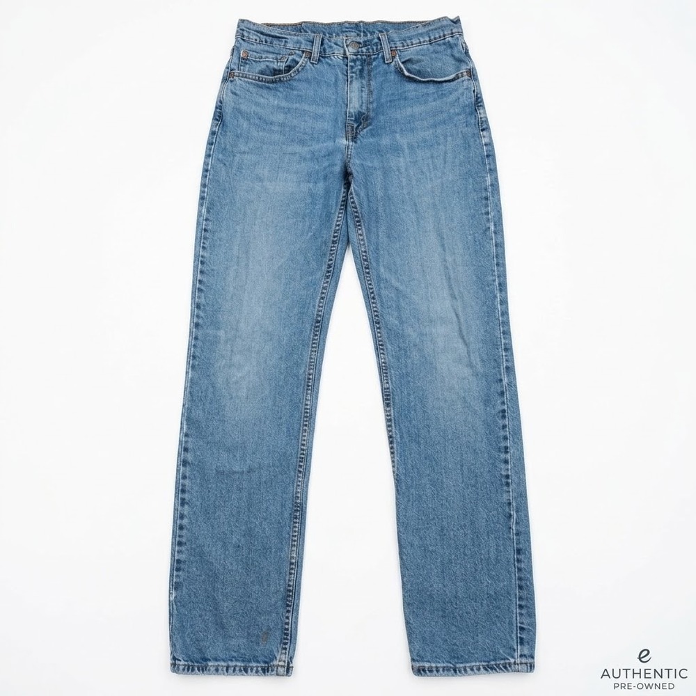 Levi's 511 Slim Fit Jeans Mens W32 L32 Light Wash Blue Stretch